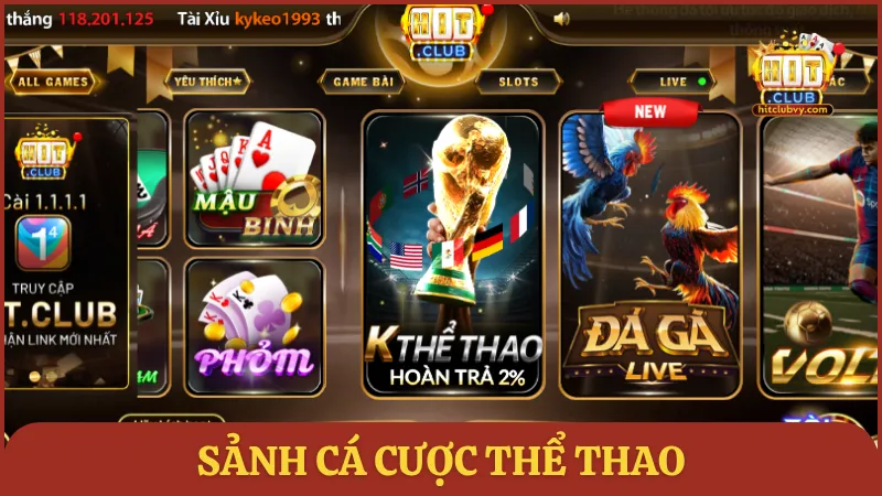 Sảnh cá cược thể thao