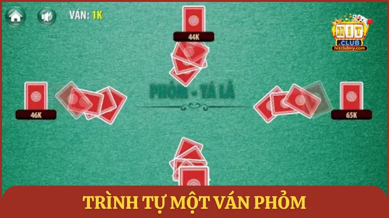 Trình tự một ván Phỏm